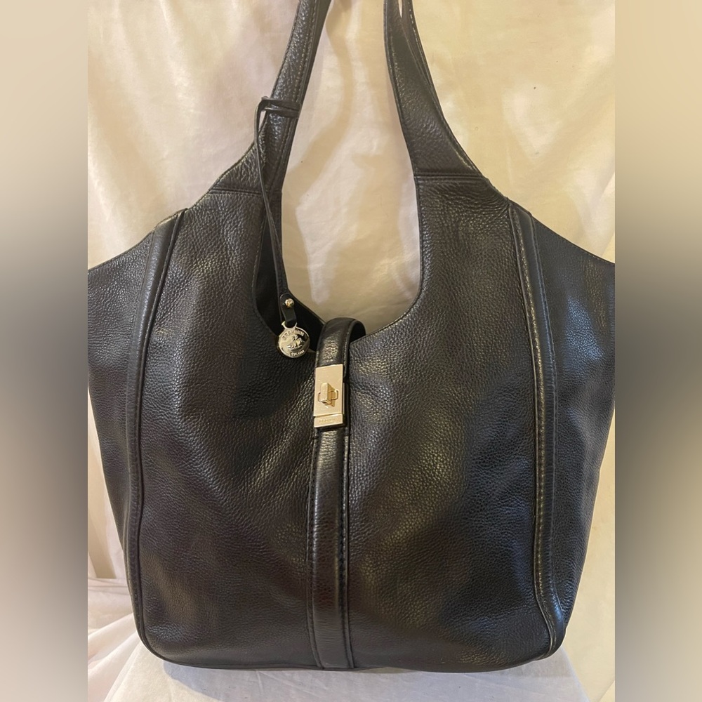 Brahmin Large Pebble Leather Hobo Tote Bag